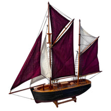 Load image into Gallery viewer, Brixham Trawler Model Yacht,  Detailed Replica of Classic Fishing Boat, Perfect for Nautical Decor and Collectors