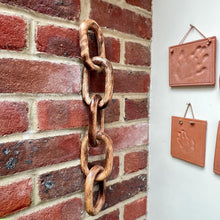 Load image into Gallery viewer, Rustic Wooden 5-Link Chain Ornament for Home Decor, Ideal for Living Room, Shelf, and Coffee Table Decoration