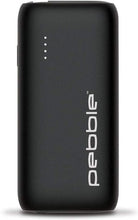 Load image into Gallery viewer, Veho Pebble PZ-5 𝗣𝗢𝗥𝗧𝗔𝗕𝗟𝗘 𝗣𝗢𝗪𝗘𝗥 𝗕𝗔𝗡𝗞 5000mAh, USB-C Rechargeable Battery Pack, Compact Phone & Tablet Charger, Model VPP-114-PZ5-B