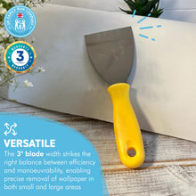Load image into Gallery viewer, 3 INCH WALLPAPER STRIPPING TOOL | Wallpaper scraper sharp | DIY scraper | Heavy duty scraper | Wallpaper stripper | 21cm (L) handle with 8cm blade