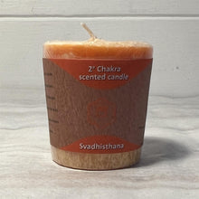 Load image into Gallery viewer, Sacral Chakra Candle - Vibrant Orange Hue for Balance & Healing