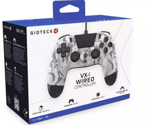 Load image into Gallery viewer, Gioteck VX4 PS4 Wired Controller | White Camo | Wired Controller | Quickfire
