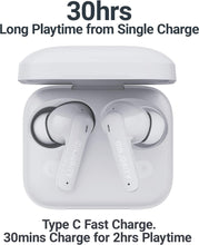 Load image into Gallery viewer, Majority Tru 1 WIRELESS BLUETOOTH EARBUDS, Bluetooth 5.3 Headphones, IPX7 Waterproof Earphones, Ear Buds With Quick Charge, Touch Control Earphones, 30 Hour Playtime Earpods, Tru 1 Wireless Earphones