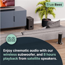 Load image into Gallery viewer, Majority Everest 5.1 Bluetooth Surround Sound System, 3D Dolby Audio Soundbar | Brand New