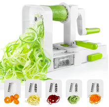 Load image into Gallery viewer, Tri-Blade Spiral Slicer Spiralizer