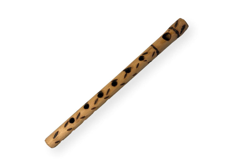 KENYAN BAMBOO FLUTE | Hand crafted wooden gifts | Wooden flute | Flute instrument | Musical gifts | Traditional instrument | 33cm (L)