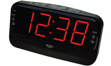 Load image into Gallery viewer, Bush Black Big Numbers LED Alarm Clock Radio | 20 Preset stations | Dual alarm with snooze function