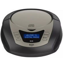 Load image into Gallery viewer, Bush Black DAB Boombox with CD Player | Multi-track programmable CD | Digital Radio | 2 x 1.2 Watts RMS Stereo | 20 Radio presets | Auto scan