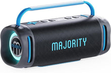 Load image into Gallery viewer, Refurbished Majority Move M4 70W Portable Bluetooth Speaker – IP67 Waterproof, 30-Hour Battery & Party Lights