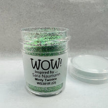 Load image into Gallery viewer, Wow! Embossing Powder 15ml | MINTY TWINKLE  regular | Free your creativity and give your embossing sparkle