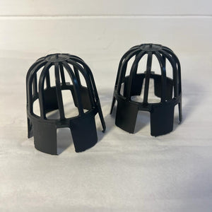 2 x PLASTIC BALLOON GUTTER GUARDS 2.5 INCH | Leaf guards for guttering downpipes | Downpipes guard | Drain pipe leaf guards | Accessories for gutter | Guttering and rainwater accessory | To fit 2.5 inch pipes