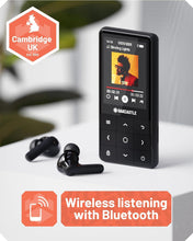 Load image into Gallery viewer, ๐ ๐ฃ๐ฏ ๐ฃ๐๐๐ฌ๐๐ฅ ๐ช๐๐ง๐ ๐๐๐จ๐๐ง๐ข๐ข๐ง๐ | Kids MP3 Player with Speaker & Headphones | MP3-Player 64GB Internal Memory โ Expandable 128GB | Music Player 40 Hours Battery Life | Mini MP300 Player | Oakcastle mp300