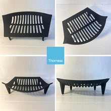 Load image into Gallery viewer, Heavy Duty 16 Inch Grate | Conventional Large Cast Iron Sturdy Fireplace Accessory Fire Coal Log Grate, Metal Black for 16-Inch Grate | Iron Fire Grate for 16-Inch fireback
