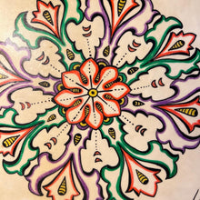 Load image into Gallery viewer, Decorated 50cm Shamanic Celebration Hand Drum with Beater- acoustic-Drumming Reduces Tension, Anxiety, and Stress.