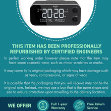 Load image into Gallery viewer, Bush DAB+ Clock Radio with Wireless Charging Dock | 20 Station Presets | Large easy to read Display | Snooze function