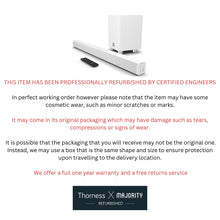 Load image into Gallery viewer, Majority K2 SOUND BAR WITH SUBWOOFER | 150W Powerful Stereo 2.1 Channel Sound Bar for TV | Home Theatre 3D Surround Sound I HDMI ARC, Bluetooth, Optical & RCA Connection I USB & AUX Playback | White