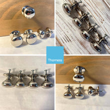 Load image into Gallery viewer, Pack of 4 x MULBERRY NICKEL KNOBS | Door knob | 30mm