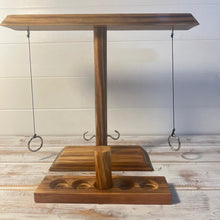 Load image into Gallery viewer, Wooden Ring Toss Game - Supplied fully assembled, for players of all ages, this game is perfect for both family gatherings and adult parties.