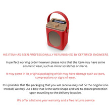 Load image into Gallery viewer, DAB, DAB+ Digital and FM Bluetooth radio | Battery and Mains Powered Portable DAB Radio | Majority Little Shelford | Bluetooth Connectivity, Dual Alarm, 15 Hours Playback and LED Display | Red