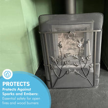 Load image into Gallery viewer, Fire Guard Screen for Open Fires, Wood Burners, and Log Burners - Perfect for Living Rooms