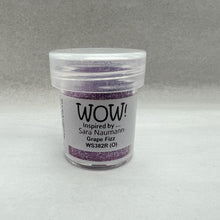 Load image into Gallery viewer, Wow! Embossing Powder 15ml | GRAPE FIZZ  regular | Free your creativity and give your embossing sparkle