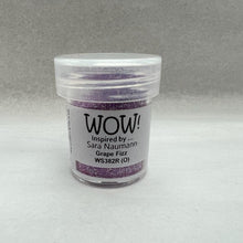 Load image into Gallery viewer, Wow! Embossing Powder 15ml | GRAPE FIZZ  regular | Free your creativity and give your embossing sparkle
