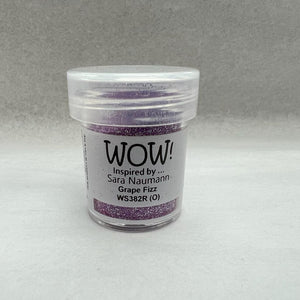 Wow! Embossing Powder 15ml | GRAPE FIZZ  regular | Free your creativity and give your embossing sparkle
