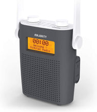Load image into Gallery viewer, Waterproof DAB Radio with Bluetooth | Portable IPX5 Shower DAB, DAB+ Digital and FM Radio | Majority Eversden Water Resistant Radio | In-Built Battery, Mains Powered, 20 Presets and LED Display
