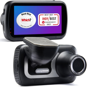 Nextbase 522GW Dash Cam Full 1440p/30fps Quad HD Recording In Car DVR Camera- 140° 6 Lane Front Viewing- Wifi, 10Hz GPS, Bluetooth- Built-in Alexa and Polarising Filter- Night Vision- Emergency SOS