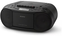 Load image into Gallery viewer, Sony CD and Cassette Player With AM | FM Radio | CFD-S70 | MP3 Playback | Mega bass | 30 Pre-set radio stations | 3 one-touch favourites | Sleep Timer