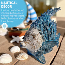 Load image into Gallery viewer, Angel Fish Ornament in the style of Marine Coral, Marine Inspired Gift