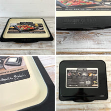Load image into Gallery viewer, Dual Tone ENAMEL BAKING DISH 37cm – OVEN & ROASTING TRAY with Handles, Dishwasher Safe