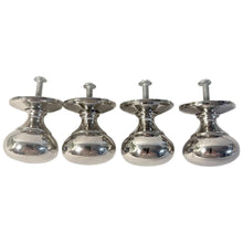 Load image into Gallery viewer, Pack of 4 x MULBERRY NICKEL KNOBS | Door knob | 30mm