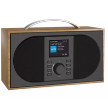 Load image into Gallery viewer, Bush Ash DAB FM Radio | iPod compatible | Bluetooth | Easy to read LCD Display | 20 Preset stations | Wooden case with handle
