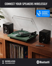 Load image into Gallery viewer, The Majority Stylo Bluetooth Turntable – Racing Green, Refurbished