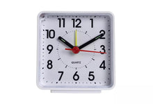 Load image into Gallery viewer, Habitat White Analogue Alarm Clock | Quartz movement | Big Bold easy to read face