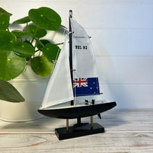 Load image into Gallery viewer, AMERICAS CUP MODEL YACHT - NZL 82 | Sailing | Yacht | Boats | Models | Sailing Nautical Gift | Sailing Ornaments | Yacht on Stand | 23cm (H) x 16cm (L) x 3cm (W)