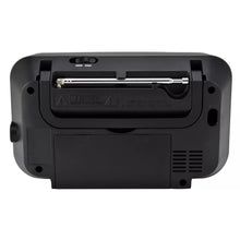 Load image into Gallery viewer, Bush Black Portable FM/AM Radio | Headphone Jack | Telescopic antenna