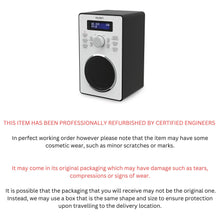 Load image into Gallery viewer, DAB, DAB+ Digital and FM Radio | Mains Powered DAB Radio with LED Display | Majority Barton 2 Kitchen and Bedside Digital Radio | Small Radio with Dual Alarms, Snooze Function, 20 Pre-sets | Black
