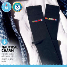Load image into Gallery viewer, Code Flag Socks | Sailing Gift | Gifts for boat owners | Nautical socks | Cotton rich | Adult Size UK 6-12 EU 39-46