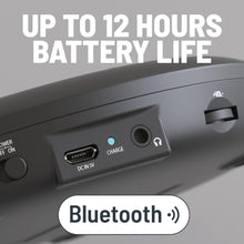 Load image into Gallery viewer, Bluetooth Portable CD Player with Speakers | Rechargeable Battery & 12 Hours of Playtime | Stereo Speakers & In-line Remote Headphones Included | AUX, Custom EQ Settings, Anti-Skip | Oakcastle CD125