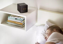 Load image into Gallery viewer, Sony Black ICF-C1B Cube FM/AM Clock Radio with LED Alarm | Stylish and simple design with few buttons for easy operation.