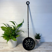 Load image into Gallery viewer, Traditional cast iron chestnut roaster with twist handle