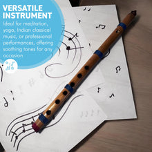 Load image into Gallery viewer, Handmade Nepalese Bamboo Flute for beginners and professionals, Indian Instrument