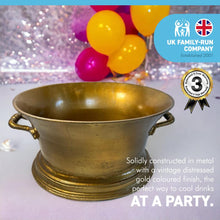 Load image into Gallery viewer, Gold coloured Ice bucket