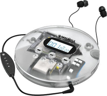Load image into Gallery viewer, Oakcastle Transparent CD100 RECHARGEABLE BLUETOOTH CD PLAYER | 12hr Portable Playtime | In Car Compatible Personal CD Player | Headphones Included, AUX Output, Anti-Skip Protection, Custom EQ, CD Walkman