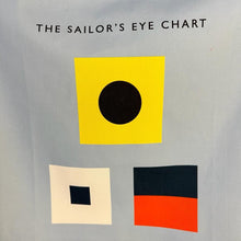 Load image into Gallery viewer, Sailors Eye Chart Tea Towel | 100% Cotton tea towel | Blue kitchen towel | Hand towel| Nautical gift | Beach themed gift | Perfect gift for sailors | 70 cm x 50 cm