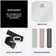 Load image into Gallery viewer, Garmin Venu 3S, Soft Gold Stainless Steel Bezel, Ivory Case, Silicone Band, 41mm