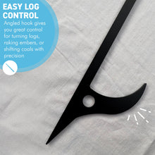 Load image into Gallery viewer, ๐๐๐ฆ๐ง ๐๐ฅ๐ข๐ก ๐๐๐ฅ๐๐ฃ๐๐๐๐ ๐ฃ๐ข๐๐๐ฅ ๐ฐ๐ฌ" ๐๐ซ๐ง๐ฅ๐ ๐๐ข๐ก๐ ๐๐๐ฅ๐ ๐ฃ๐๐ง ๐ง๐ข๐ข๐ | Safe Fire Management | Heat-Resistant | Heavy-Duty Fire Poker for Wood Burner, Stove & Outdoor Fire Pits