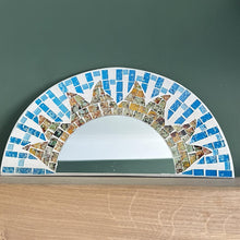 Load image into Gallery viewer, Radiant Sunrise Mosaic Mirror- Illuminate Your Home with Elegance and Charm